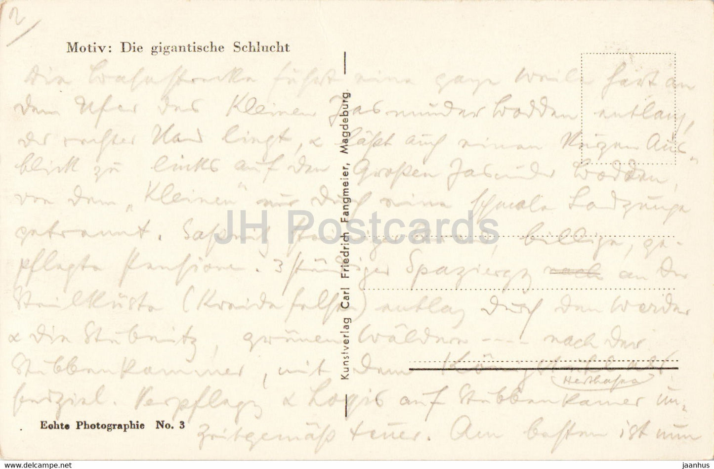 Aus deutschen Landen - Stubbenkammer - alte Postkarte - Deutschland - gebraucht