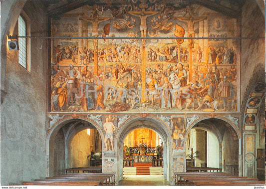 Chiesa degli Angeli - Lugano - Crocifissione - Luini - church - 9316 - 1979 - Switzerland - used - JH Postcards