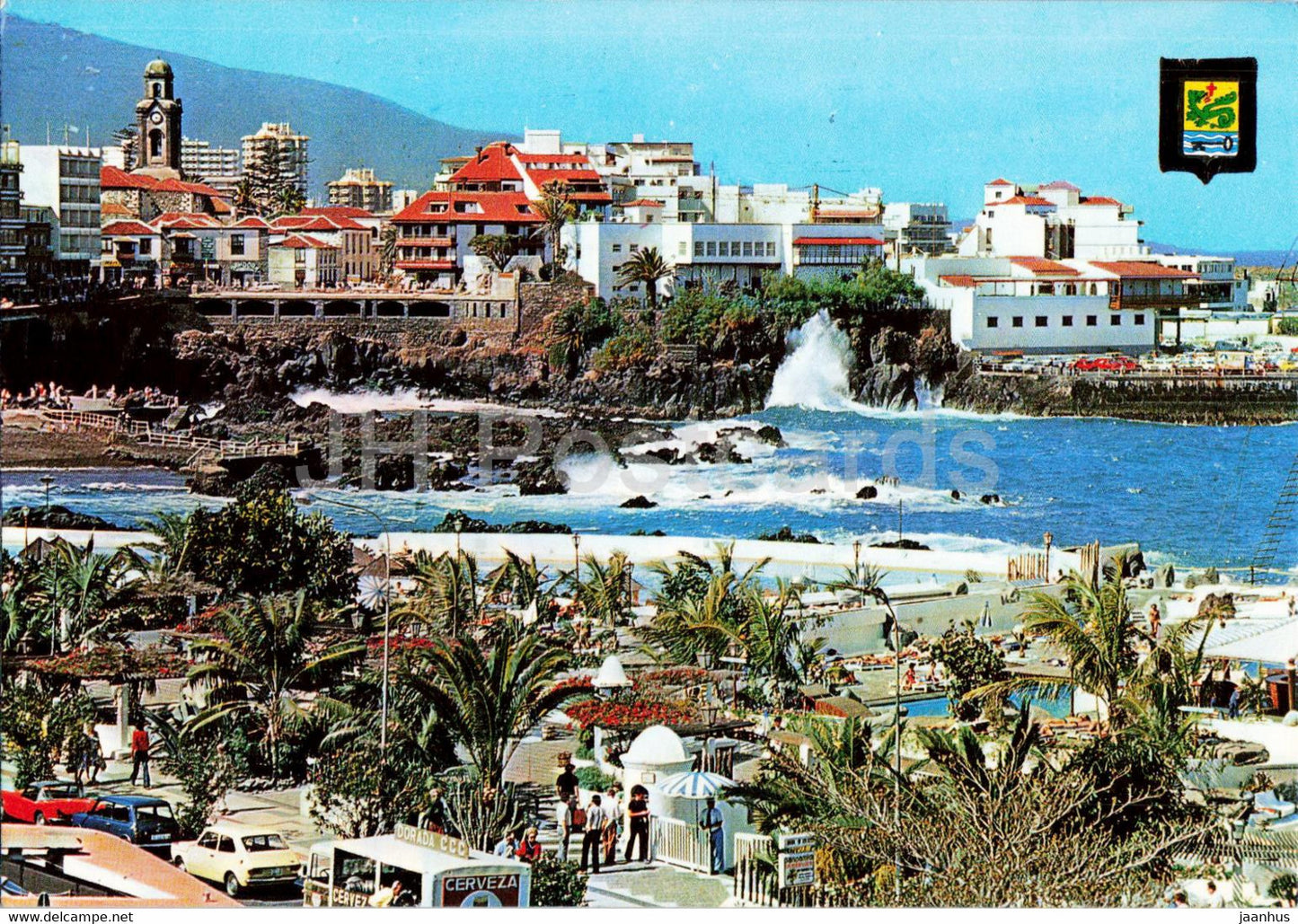 Puerto de la Cruz - Vista Parcial - Partial view - Tenerife - 91 - 1979 - Spain - used - JH Postcards