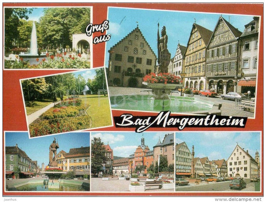 Gruss aus Bad Mergentheim - Mer 519 - Germany - 1983 gelaufen - JH Postcards