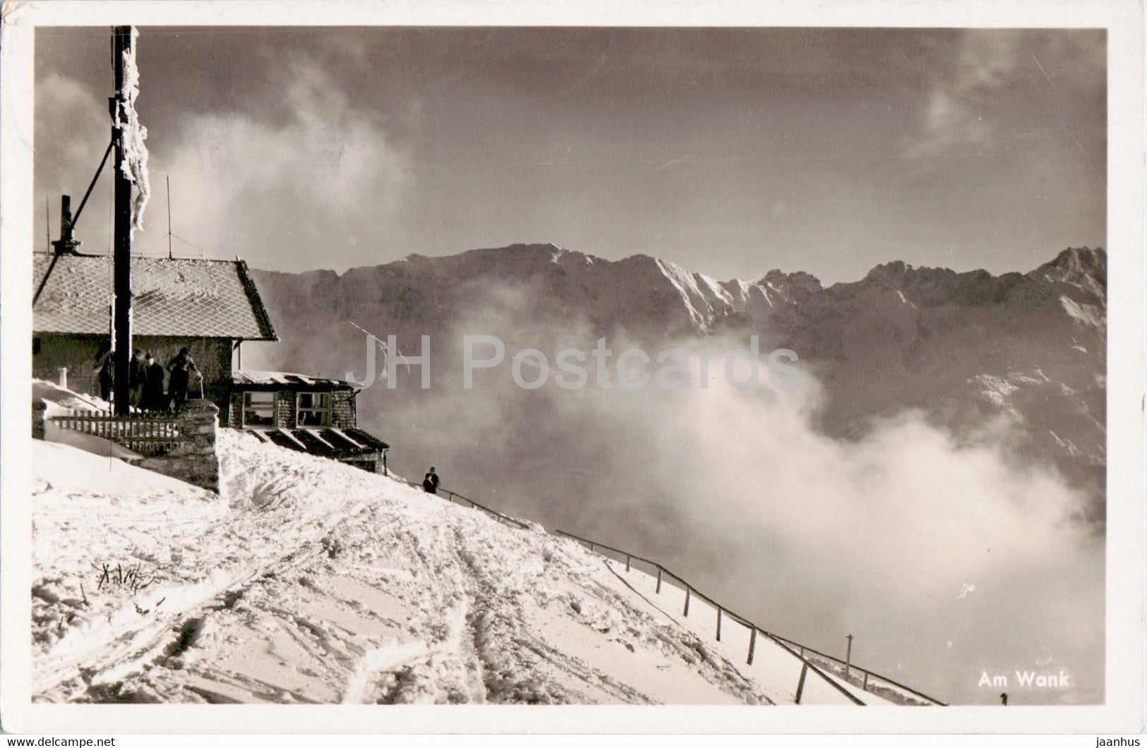 Am Wank - old postcard - 1950 - Germany - used - JH Postcards