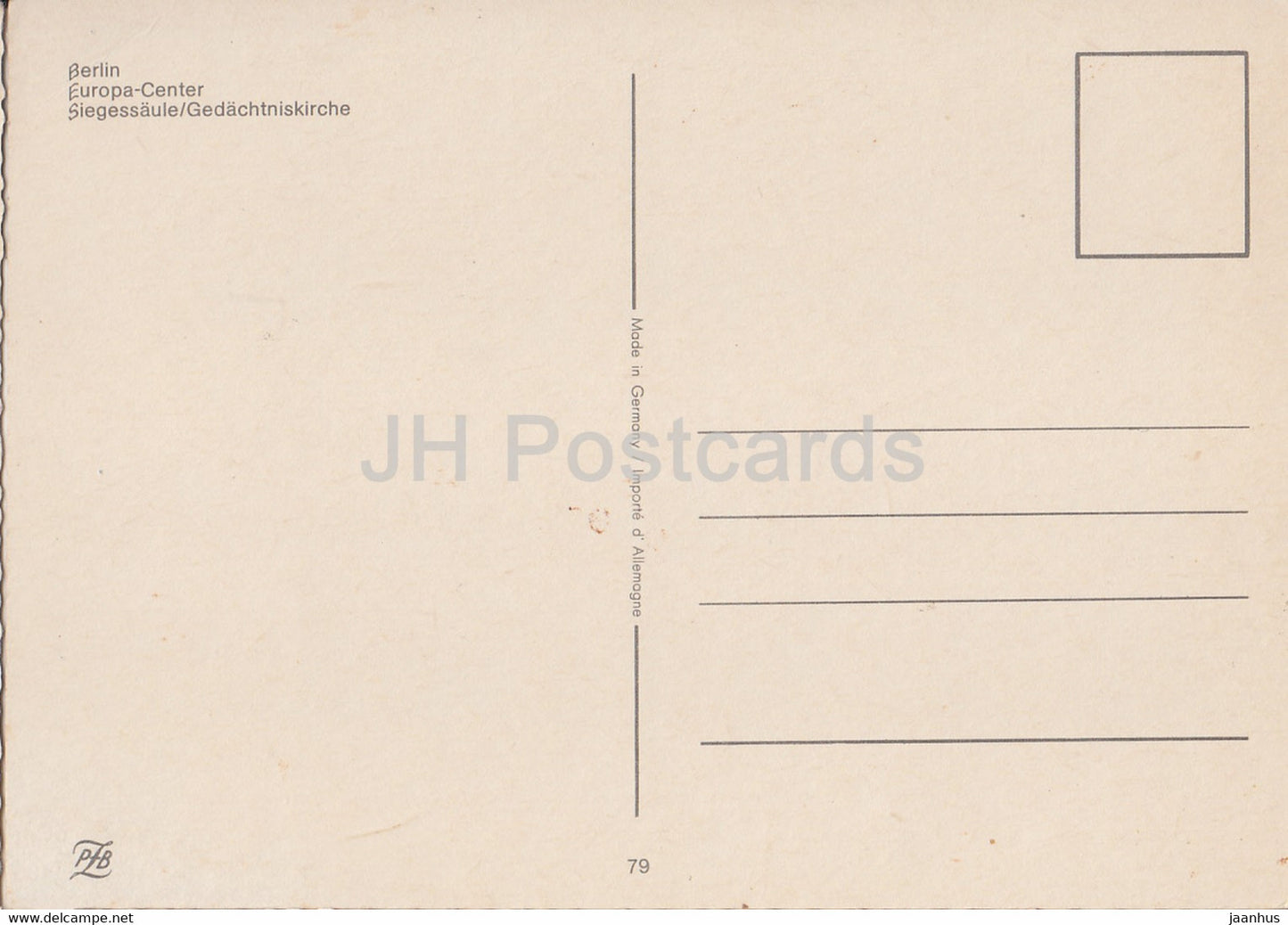 Berlin - Viele Grusse aus Berlin - car Mercedes Benz - Germany - unused