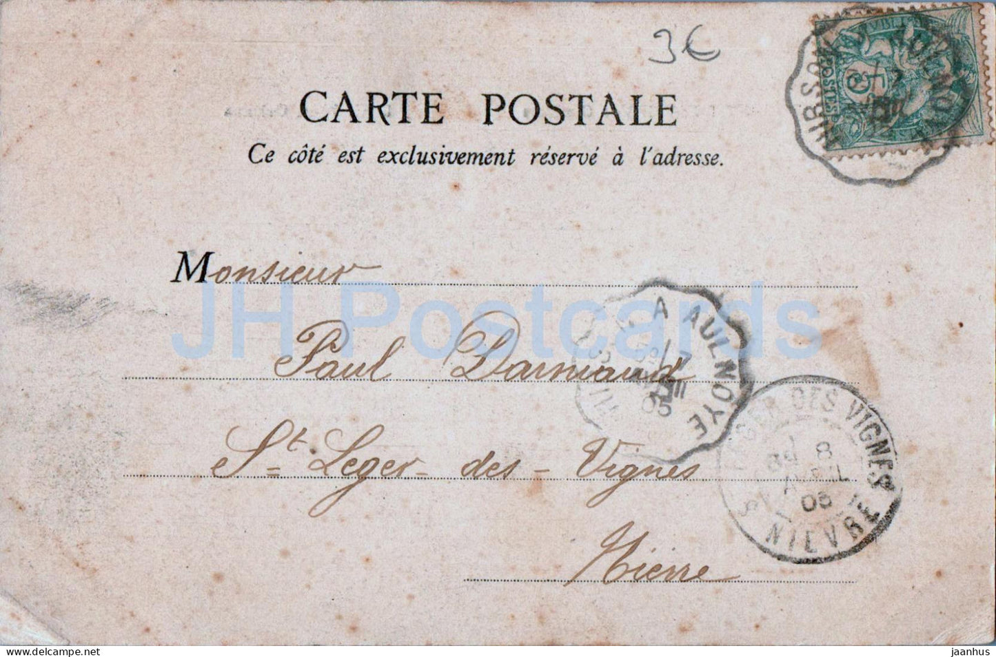 La Chapelle Saint Mesmin - Vue Générale - carte postale ancienne - 1905 - France - occasion 