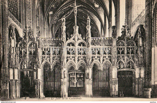 Albi - Le Jube de La Cathedrale - 8 - cathedral - old postcard - France - unused - JH Postcards