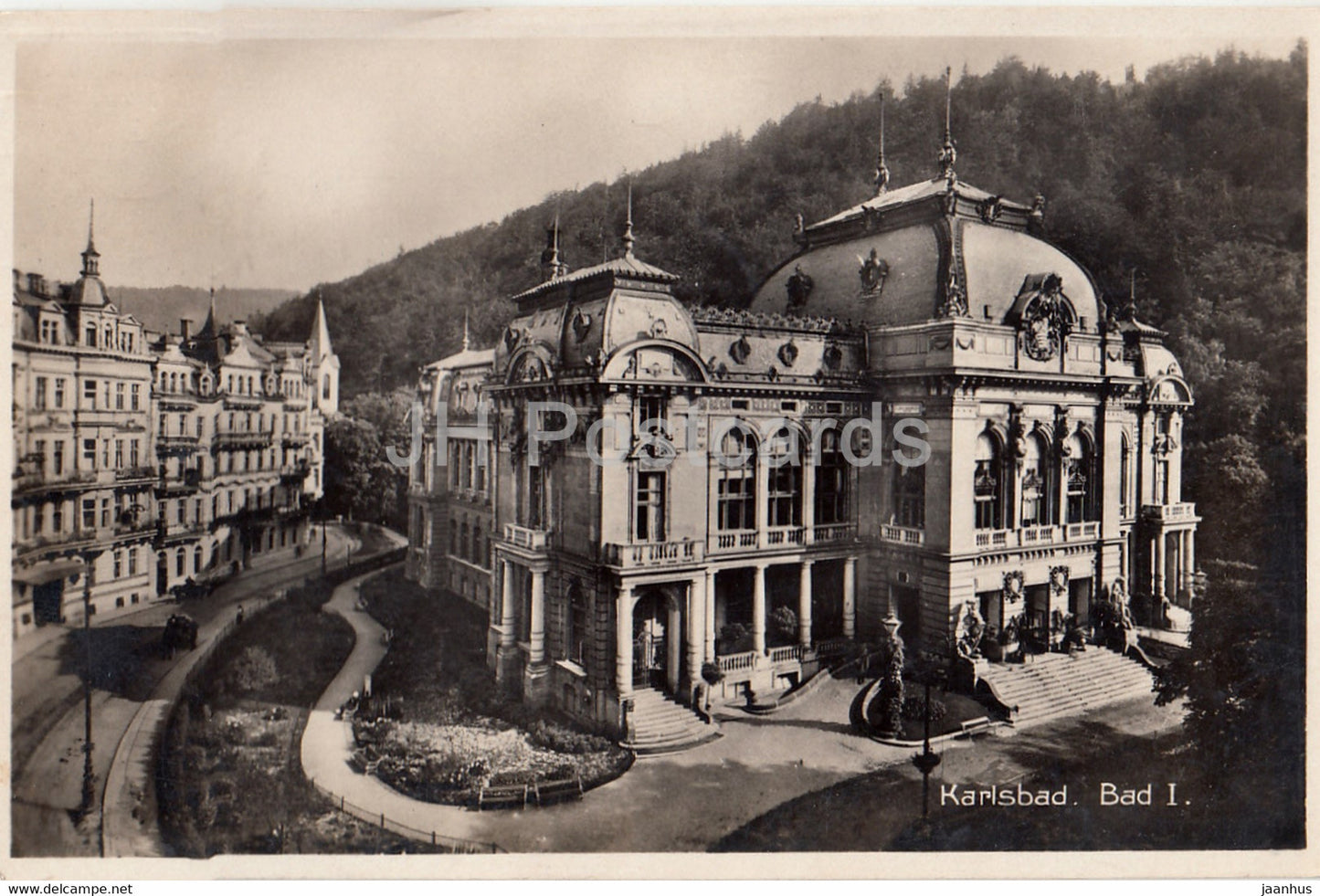 Karlovy Vary - Karlsbad - Bad I - old postcard - 1930 - Czechoslovakia - Czech Republic - used - JH Postcards