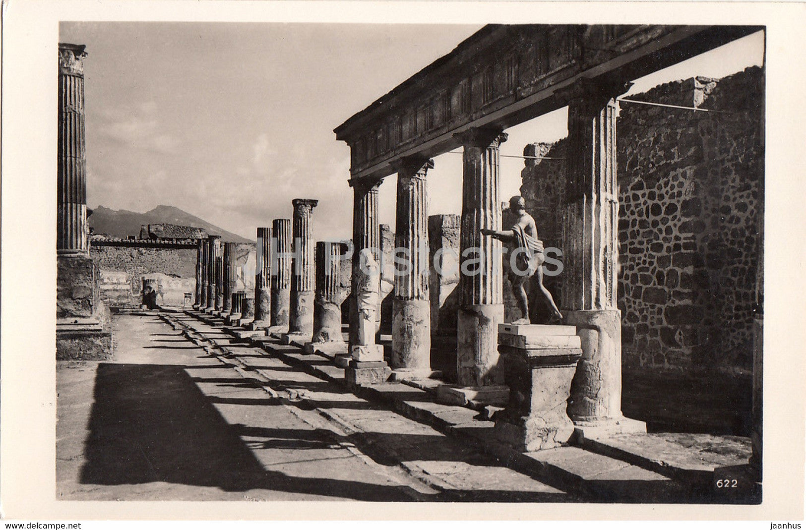 Napoli Pompei - Pompeii - Naples - Tempel des Apollo - 622 - ancient - old postcard - Italy - unused - JH Postcards