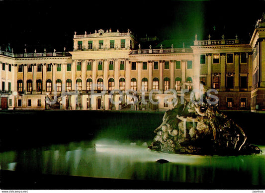 Wien - Vienna - Schloss Schonbrunn - Festbeleuchtung - castle - 5148 - Austria - used - JH Postcards