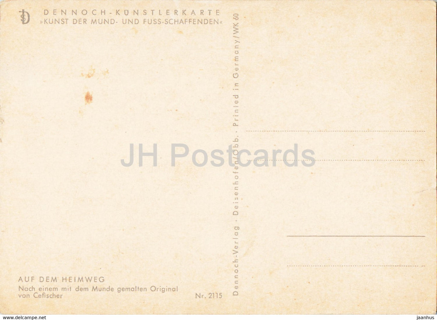 Illustration von Cefischer - Auf dem Heimweg - Pferd - Junge - Deutschland - unbenutzt