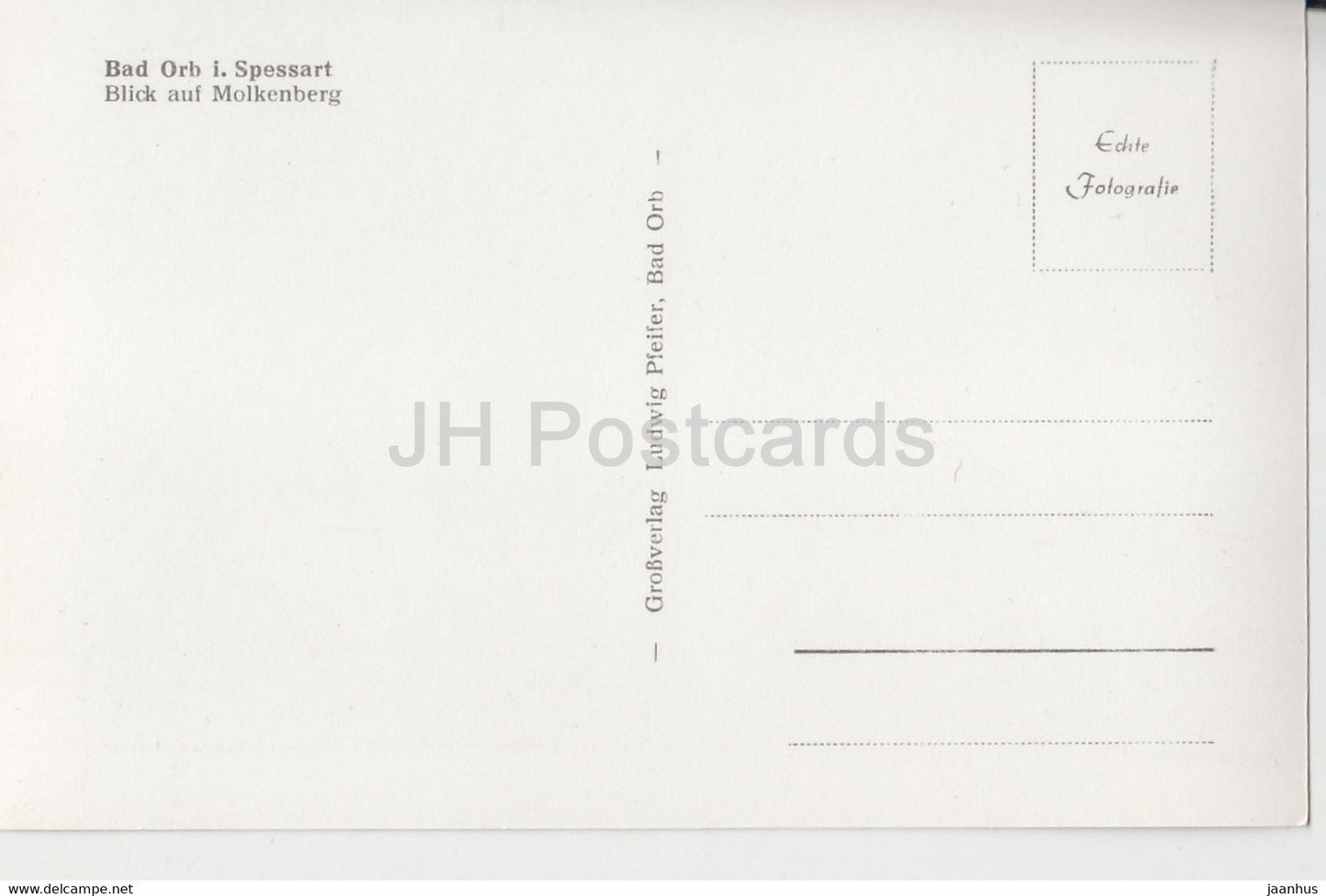 Bad Orb i Spessart - Blick auf Molkenberg - Deutschland - unbenutzt