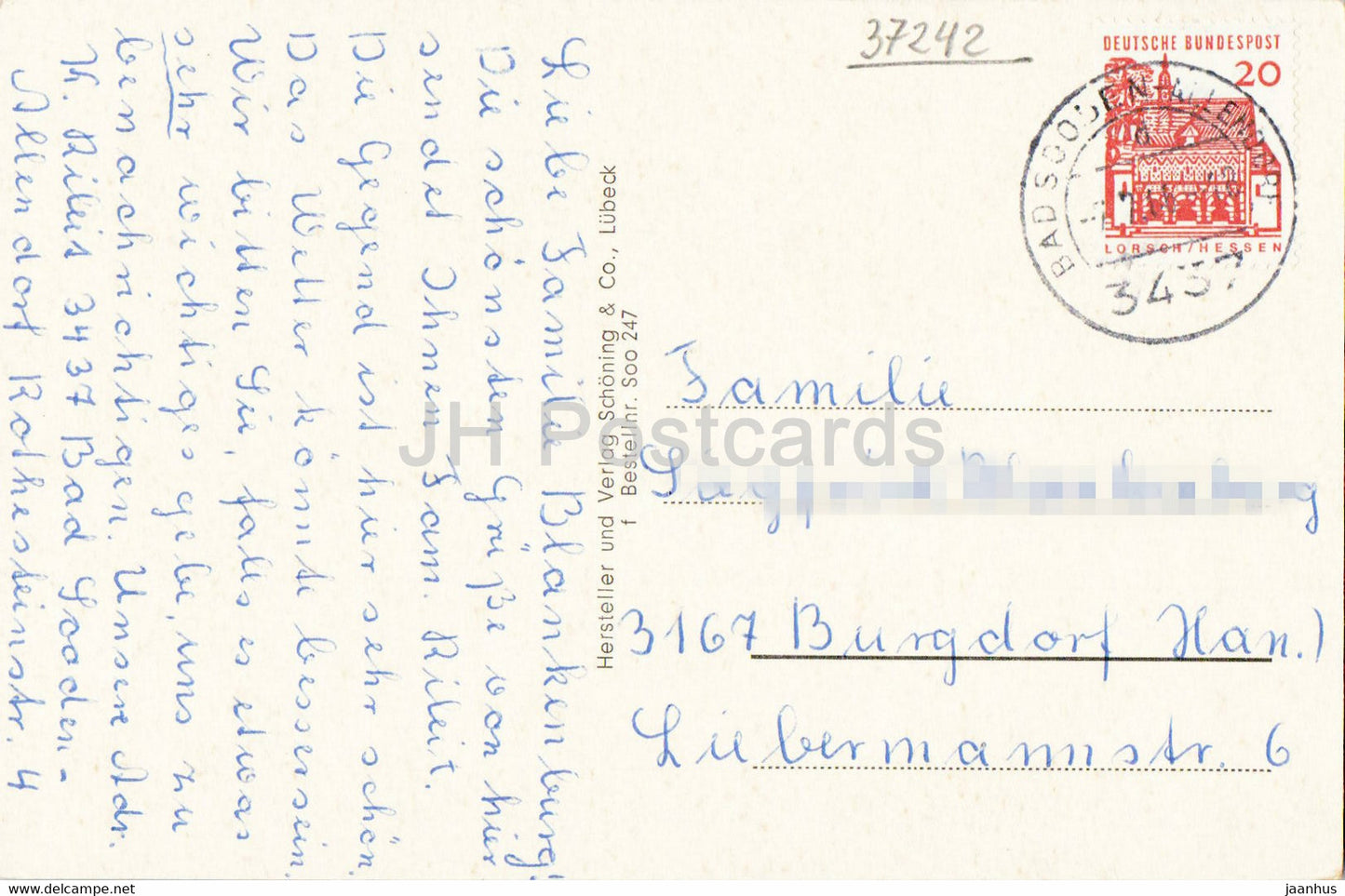 Gruss aus Bad Sooden Allendorf - Kurpark - Kurmittelhaus - Inhalatorium - Germany - used