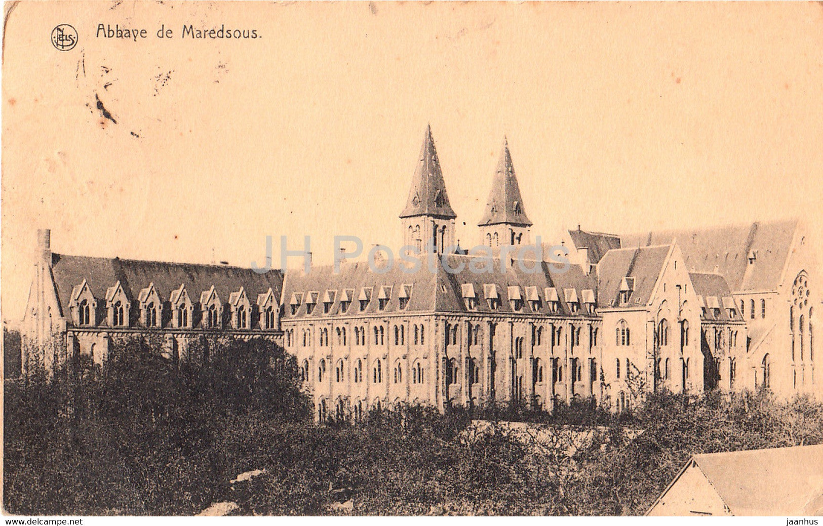 Abbaye de Maredsous - old postcard - 1925 - Belgium - used - JH Postcards