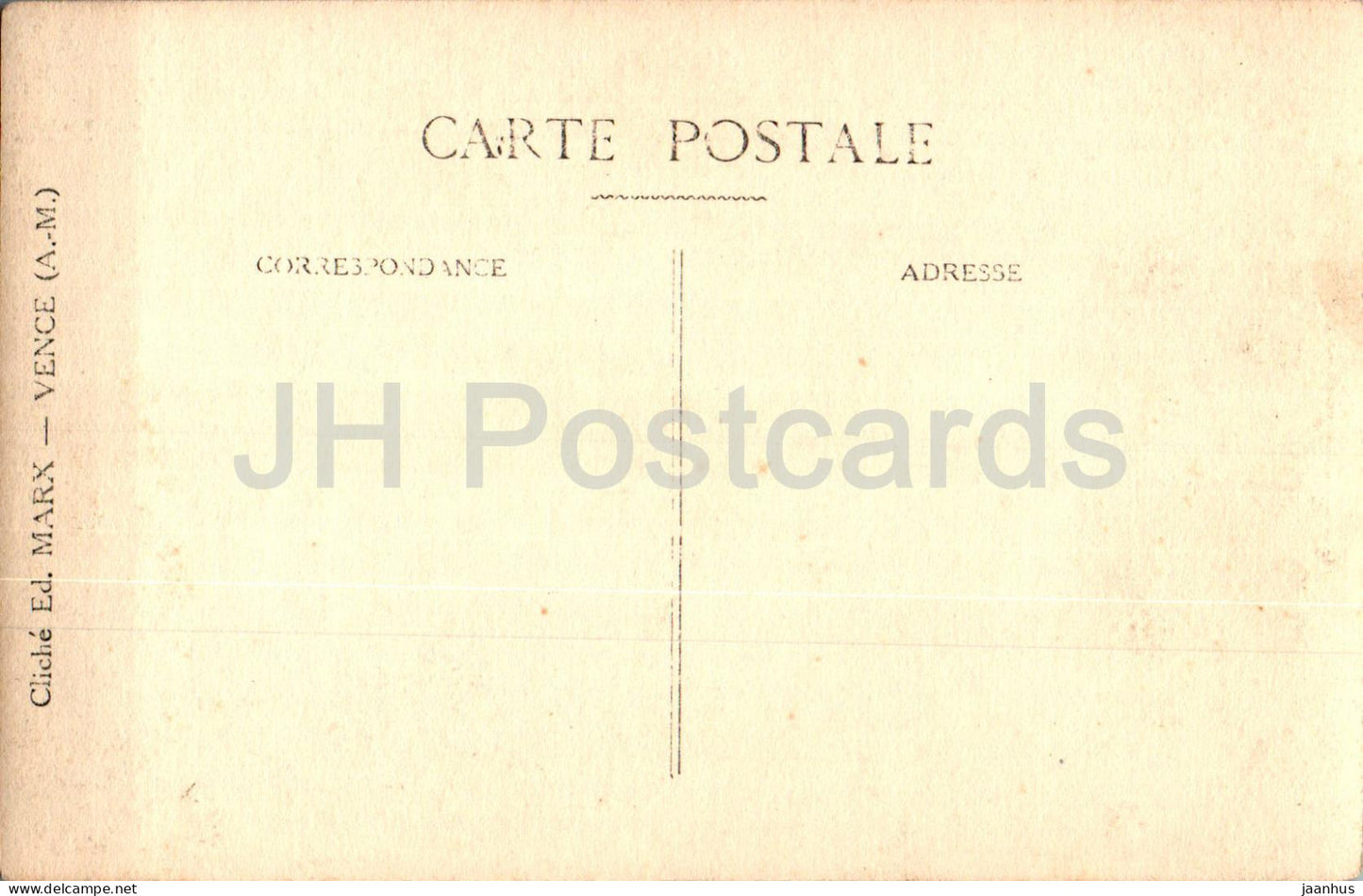 Vence - Straßen - 5 - Ed Marx - alte Postkarte - Frankreich - unbenutzt