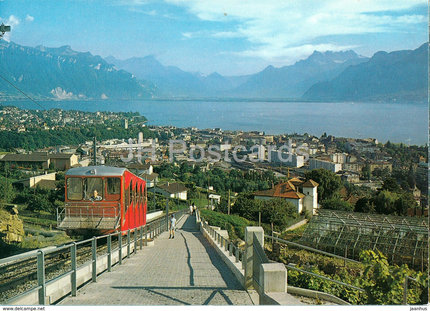 Funiculaire Vevey Chardonne Mt Pelerin - funicular - 9827 - Switzerland - unused - JH Postcards