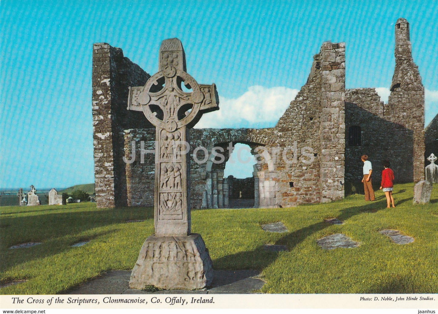 The Cross of Scriptures - Clonmacnoise - Co - Offlay - Ireland - unused - JH Postcards