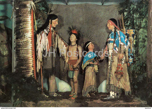 Prarie Indianer - Prairie indian - Indianer Museum Radebeul - DDR Germany - unused - JH Postcards