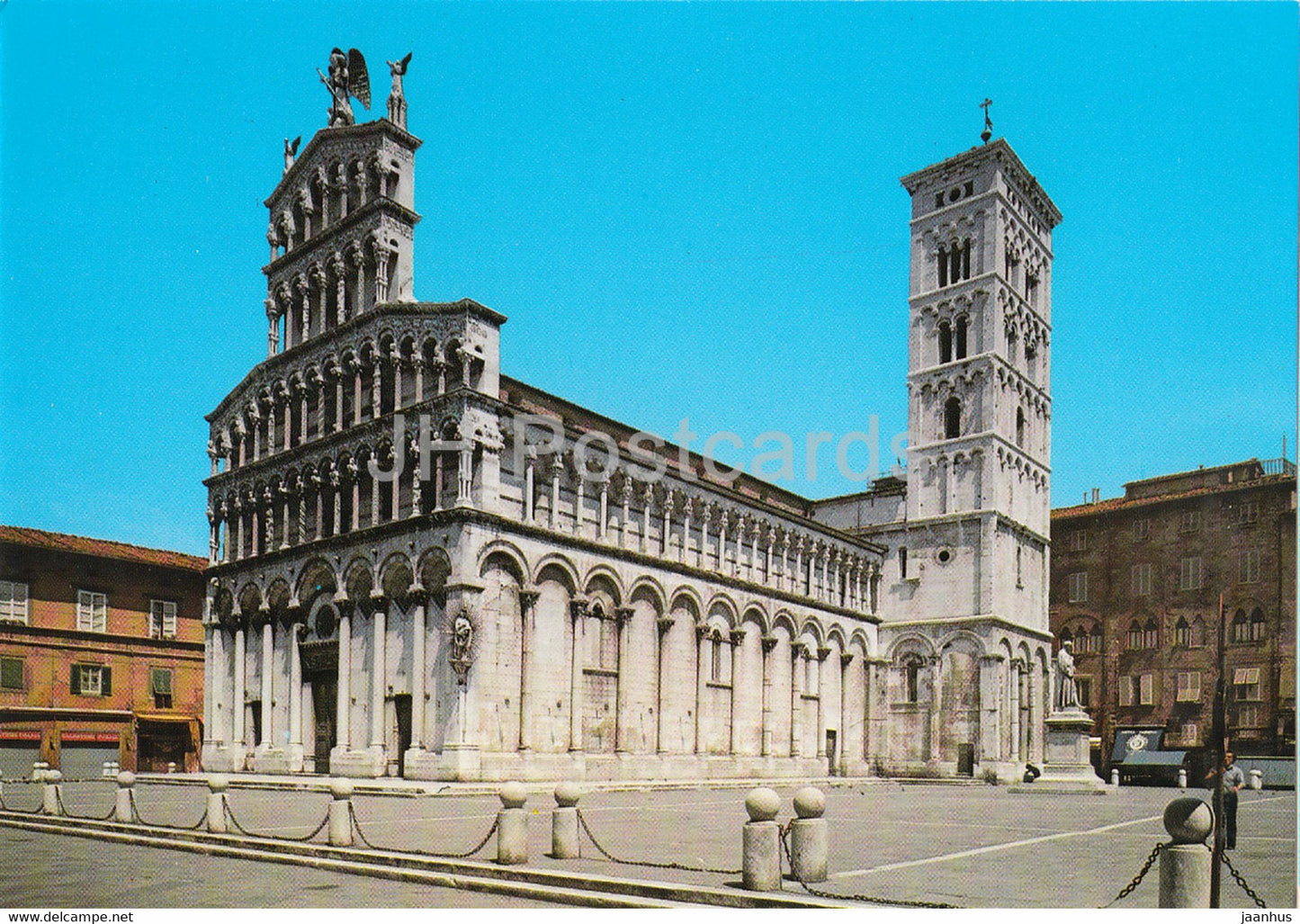 Lucca - S Michele - St Michael - church - Italy - Italia - unused - JH Postcards
