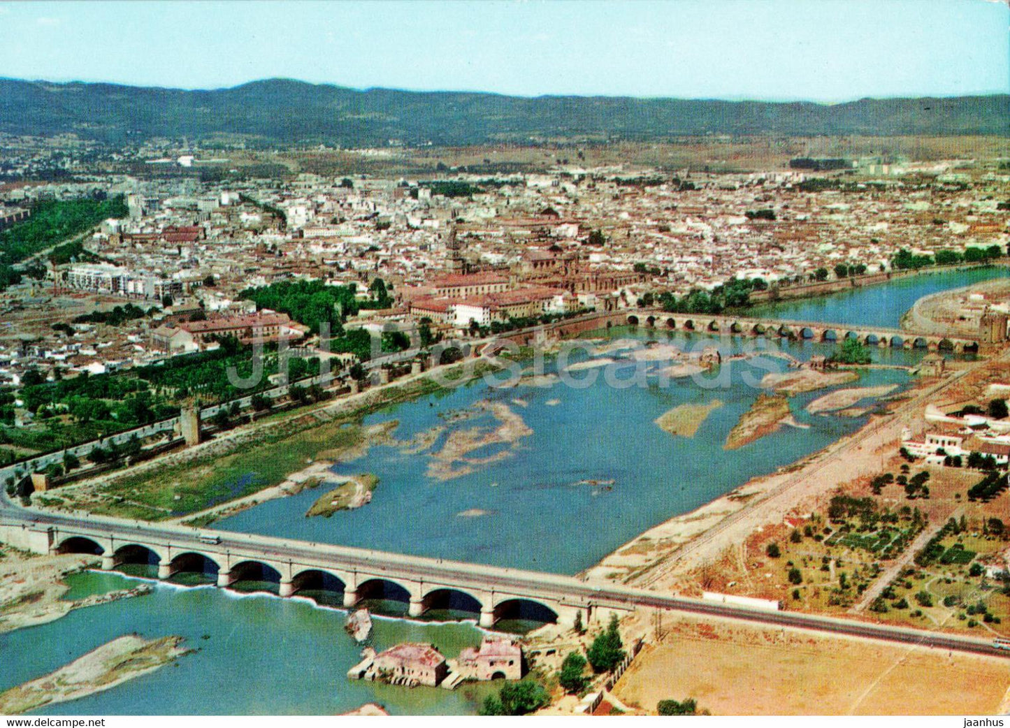 Cordoba - Vista Aerea - Aerial view - bridge - 254 - Spain - unused - JH Postcards