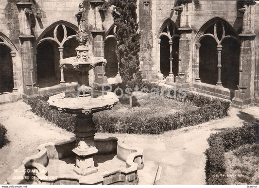 Coimbra - Claustro de Santa Cruz - cloister - 50 - 1964 - Portugal - used - JH Postcards