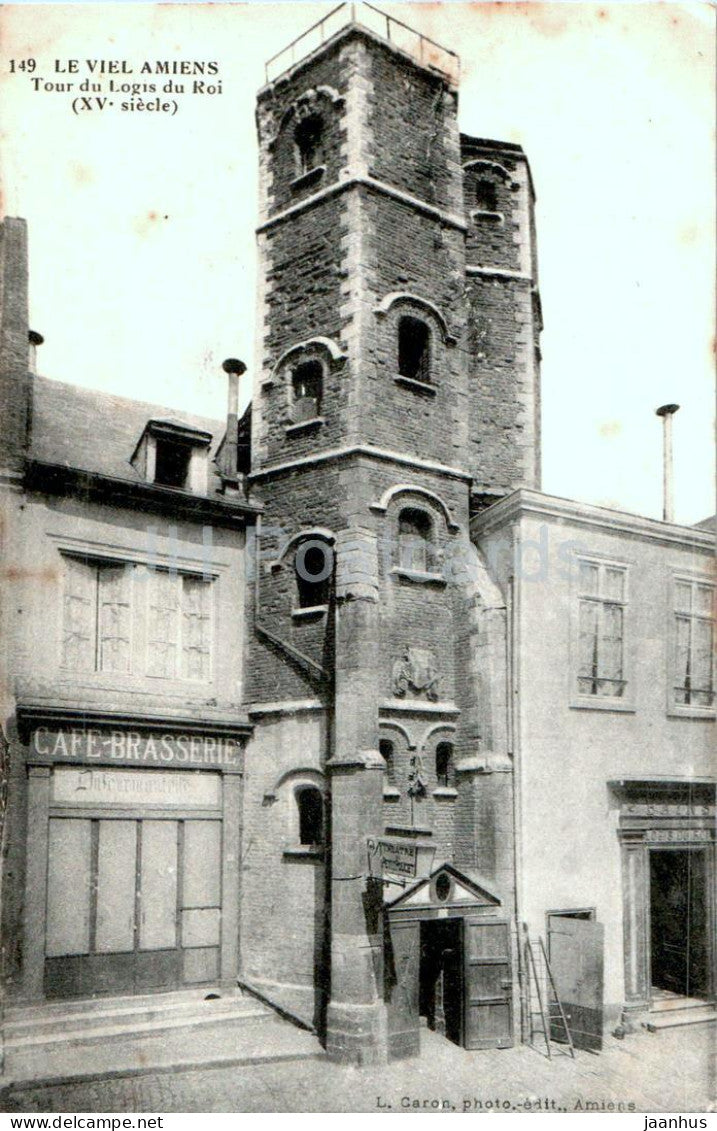 Le Viel Amiens - Tour du Logis du Roi - 149 - old postcard - France - unused - JH Postcards