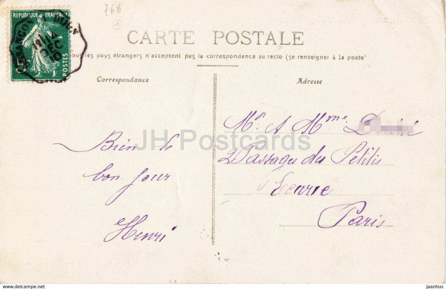 Besançon - Vue Générale - 50 - carte postale ancienne - 1910 - France - occasion