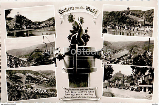 Cochem an der Mosel - old postcard - Germany - unused - JH Postcards