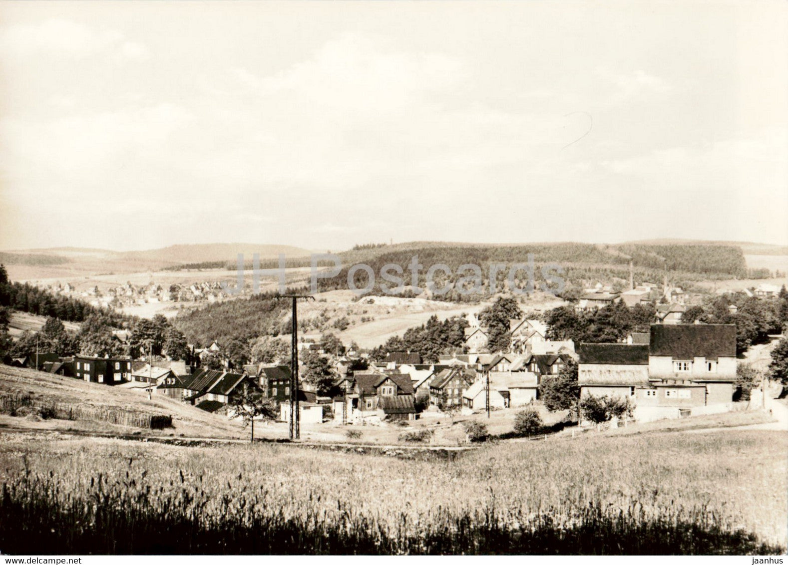 Ernstthal am Rennsteig - Sommerfrische und Wintersportplatz - old postcard - Germany DDR - unused - JH Postcards