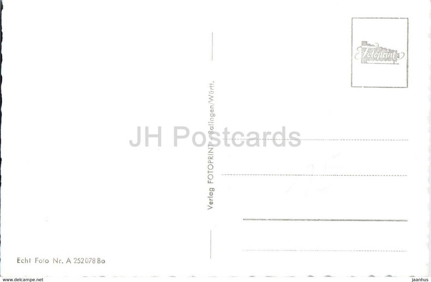 Cochem an der Mosel - old postcard - Germany - unused