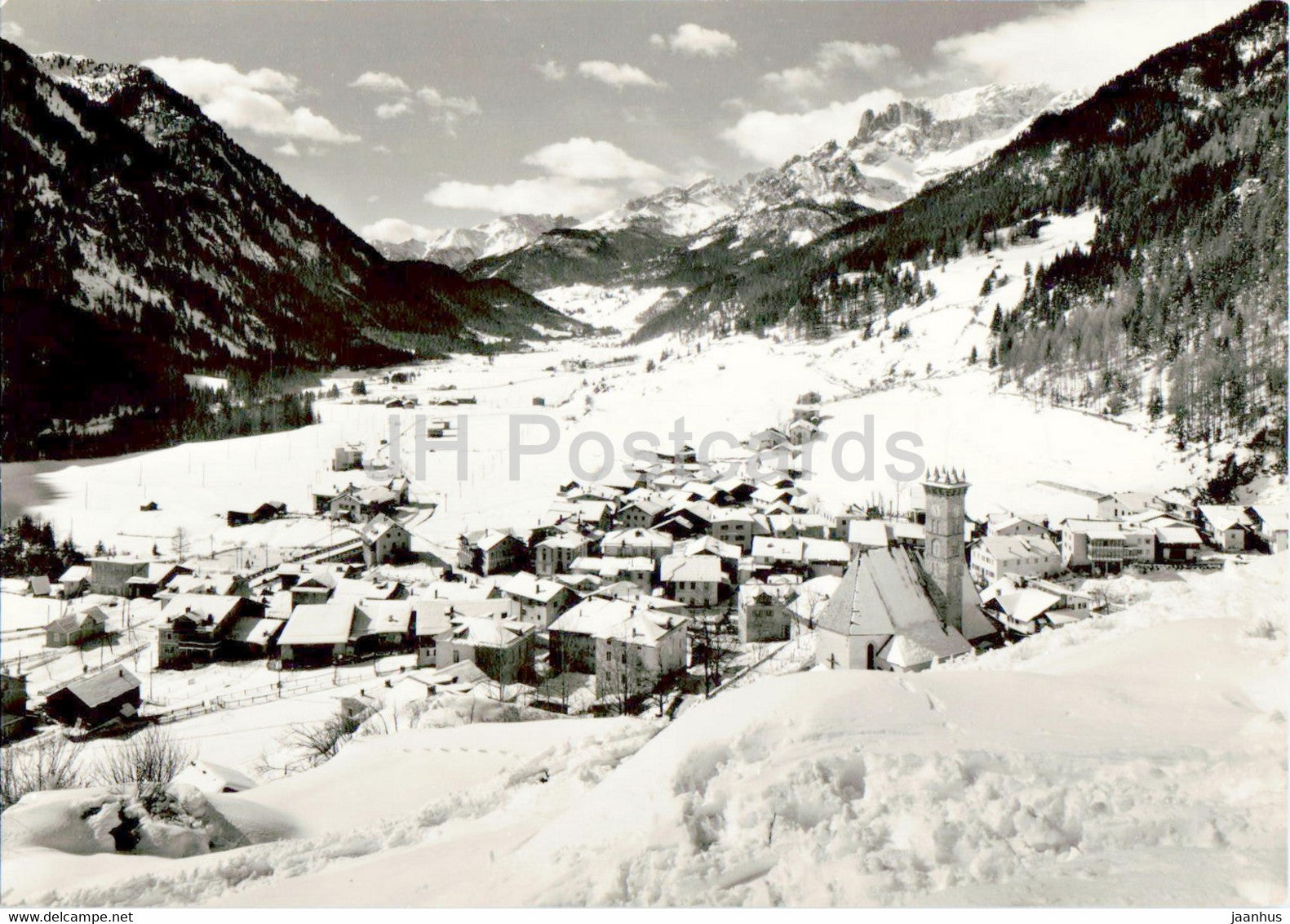 Campitello - Val di Fassa - old postcard - Italy - unused - JH Postcards