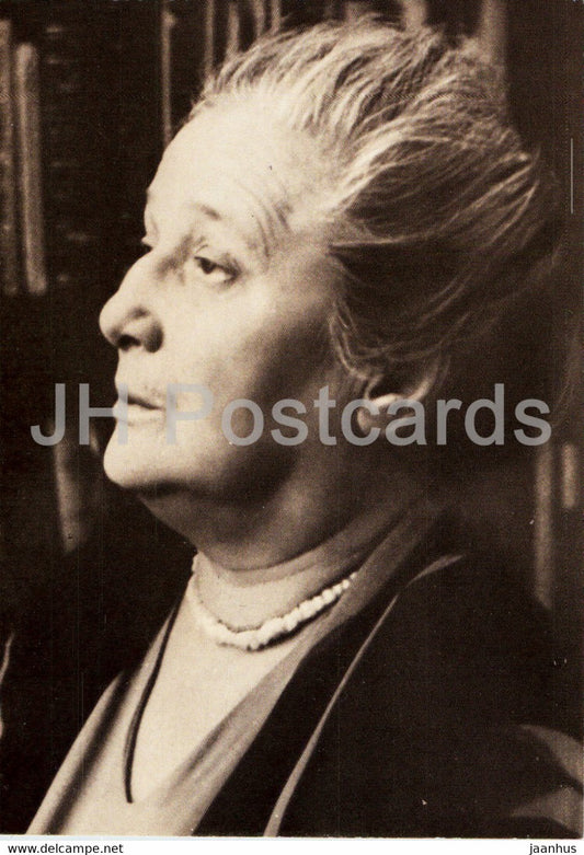 Russian poet Anna Akhmatova - Moscow 1958 - 1988 - Russia USSR - unused - JH Postcards