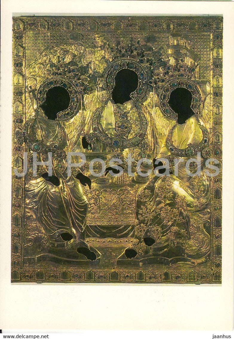 Gold and Silverwork in old Russia - Mounting of the Icon 16th-18th centuries - 1983 - Russia - USSR - used - JH Postcards