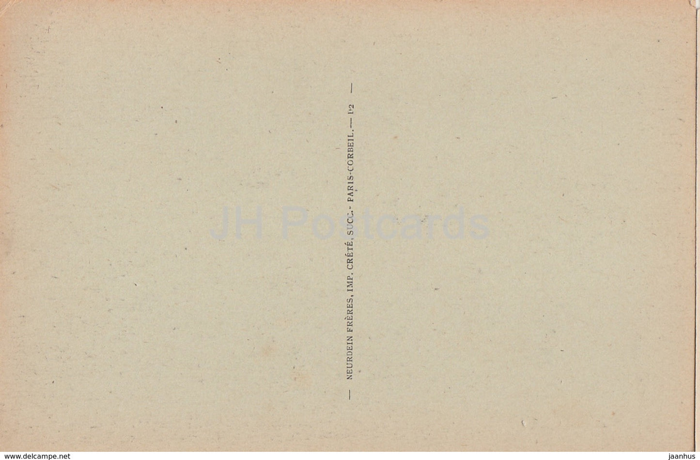 Chateau de Blois - Fronton de Lucarne Fassade Ludwig XII. - Schloss - alte Postkarte - Frankreich - unbenutzt