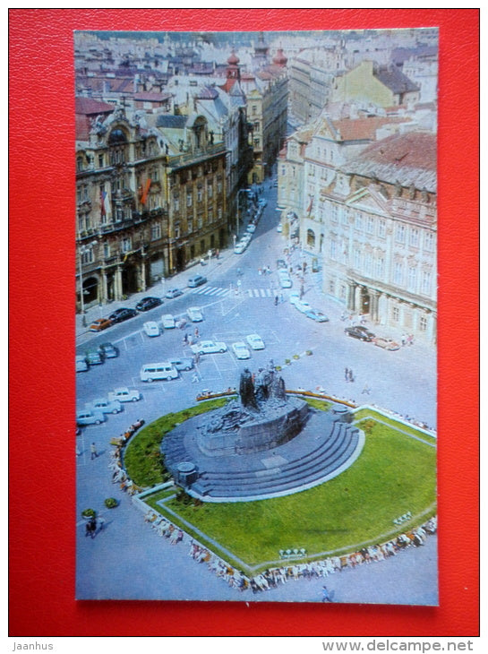 Old Town Square - Prague - Praha - 1975 - Czech Republic - unused - JH Postcards