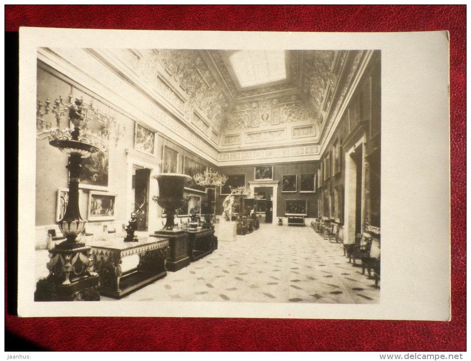 Hall of Italian Art - Hermitage Museum - Leningrad - St. Petersburg - old postcard - Russia USSR - unused - JH Postcards