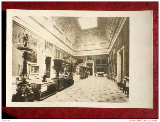 Hall of Italian Art - Hermitage Museum - Leningrad - St. Petersburg - old postcard - Russia USSR - unused - JH Postcards
