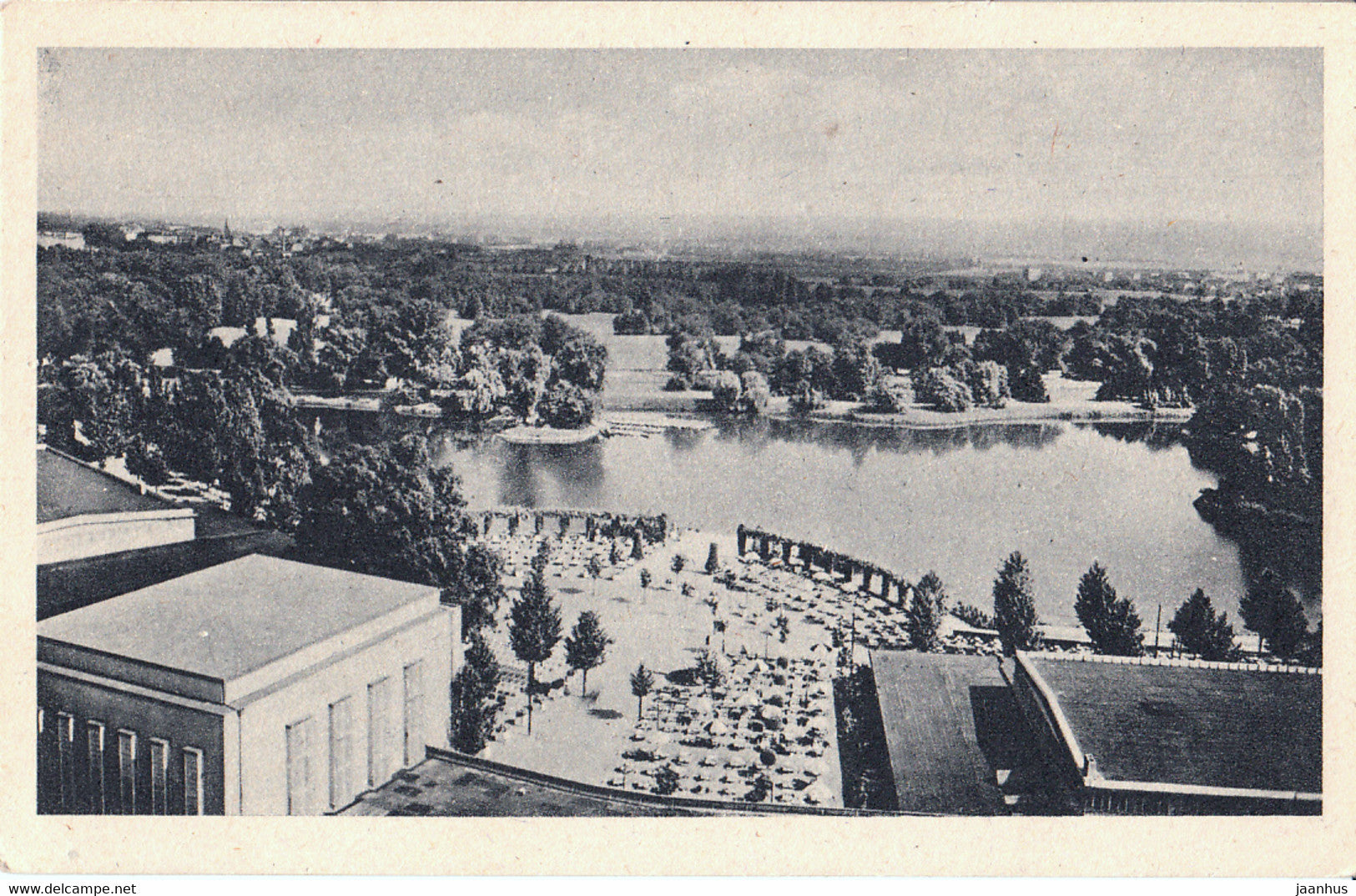 Magdeburg - Gaststatten am Adolf Mittag See - old postcard - Germany - unused - JH Postcards