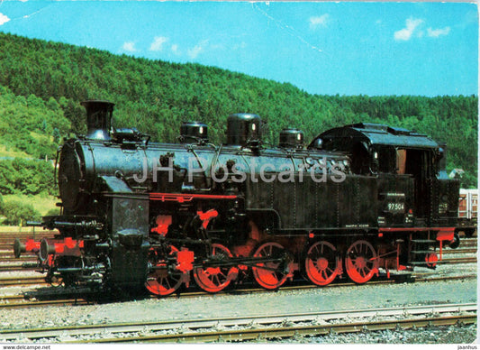 Baureihe 97 - Zahnradlokomotive - Bahnhof Horb - train - railway - locomotive - Germany - unused - JH Postcards