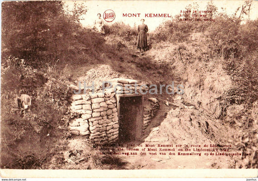Mont Kemmel - Apres la Guerre - After the War - military - old postcard - Belgium - used - JH Postcards
