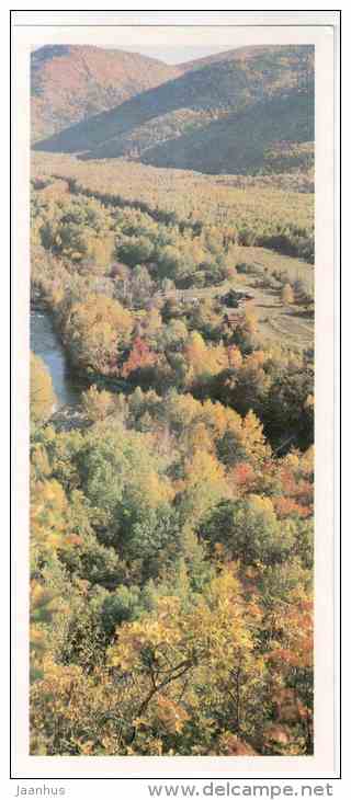 Ust Serebryanyi Cordon - Sikhote-Alin Nature Reserve - 1987 - Russia USSR - unused - JH Postcards