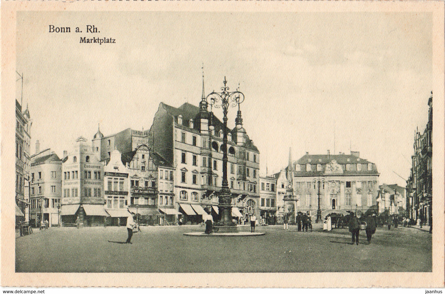 Bonn a Rh - Marktplatz - old postcard - Germany - unused - JH Postcards