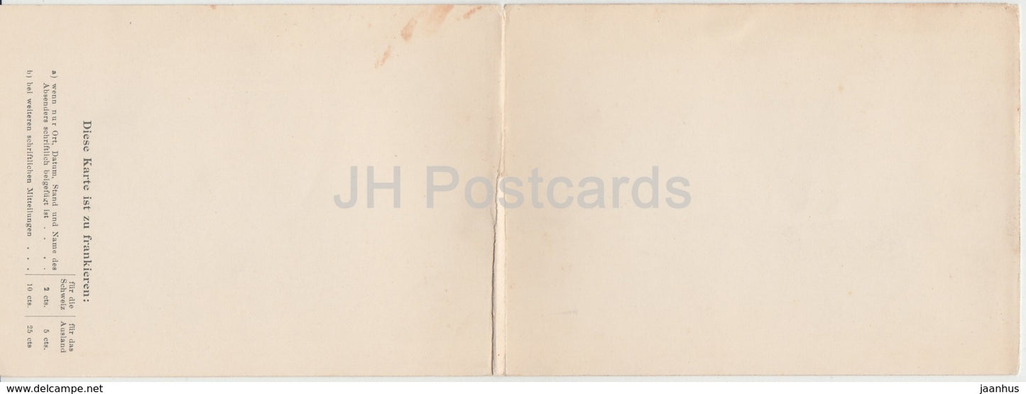 Diese Karte ist zu frankieren Jungfrau - Grosshorn - Breithorn - Tschingelhorn - Blumlisalp - Switzerland - unused