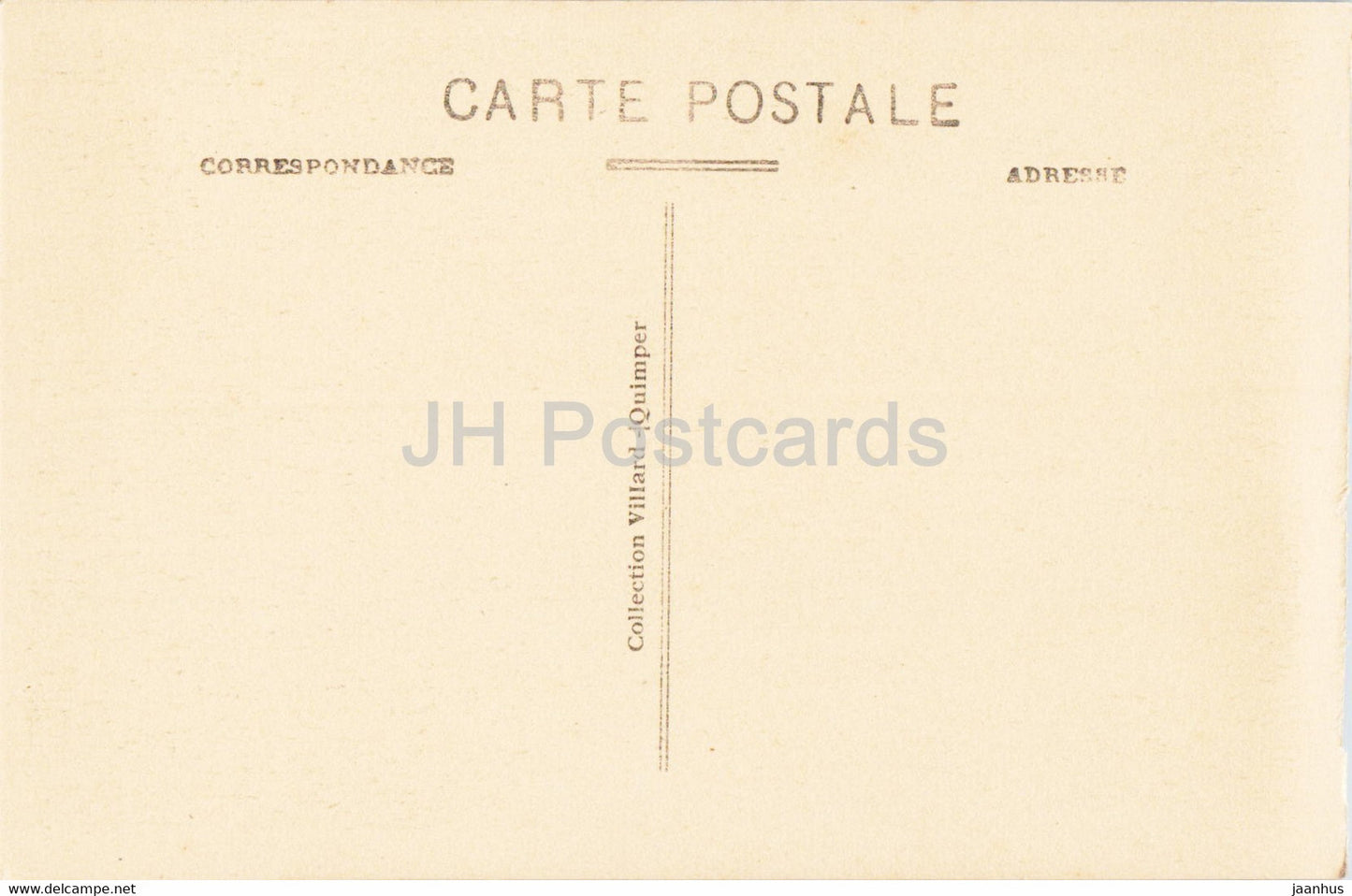Josselin - Interieur du Chateau - La Bibliotheque - library - castle - 4990 - old postcard - France - unused