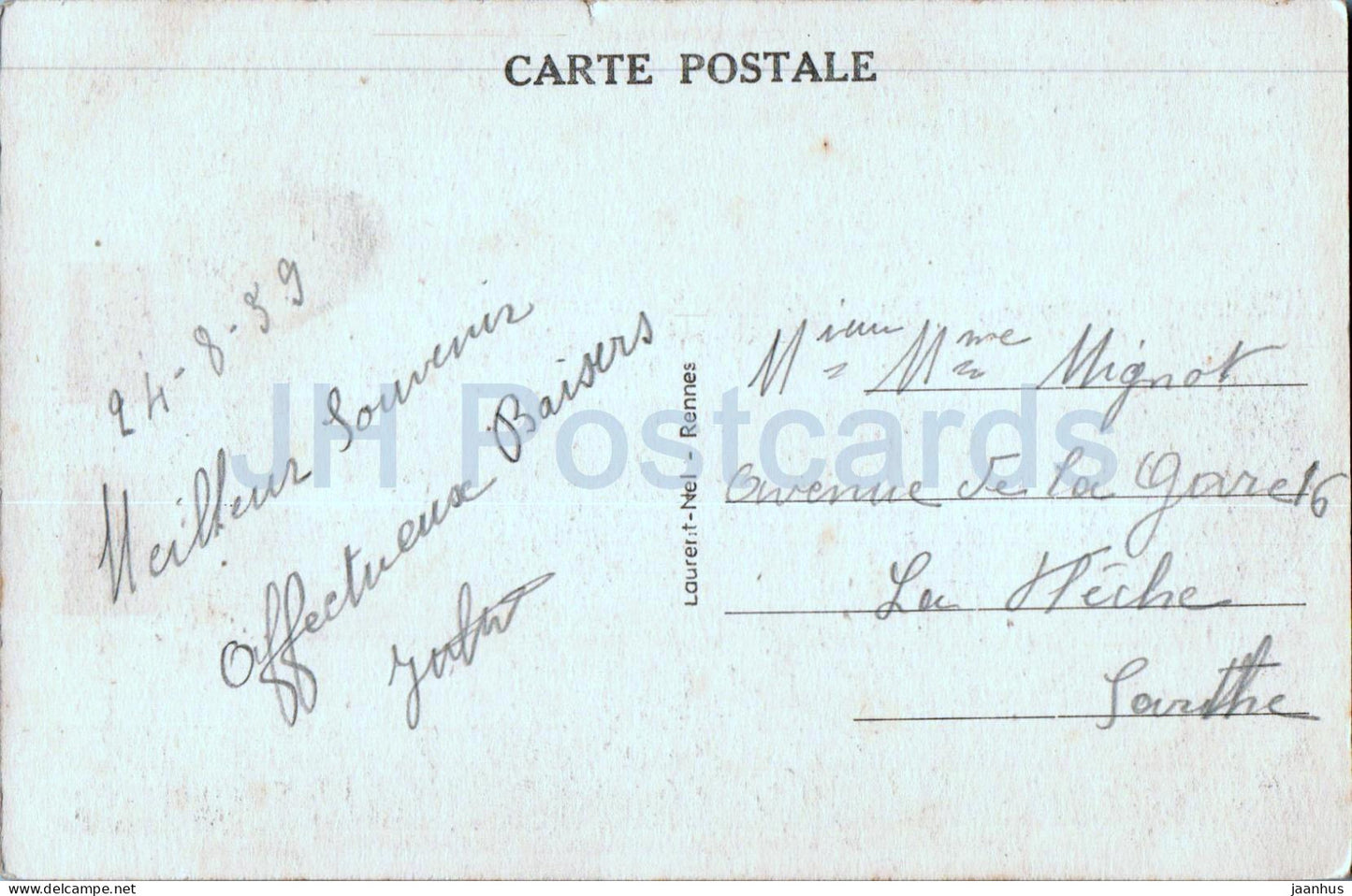 Le Pont sur la Rance au Port Saint Hubert - Cote d'Emeraude - bridge - 3748 - old postcard - 1939 - France - used