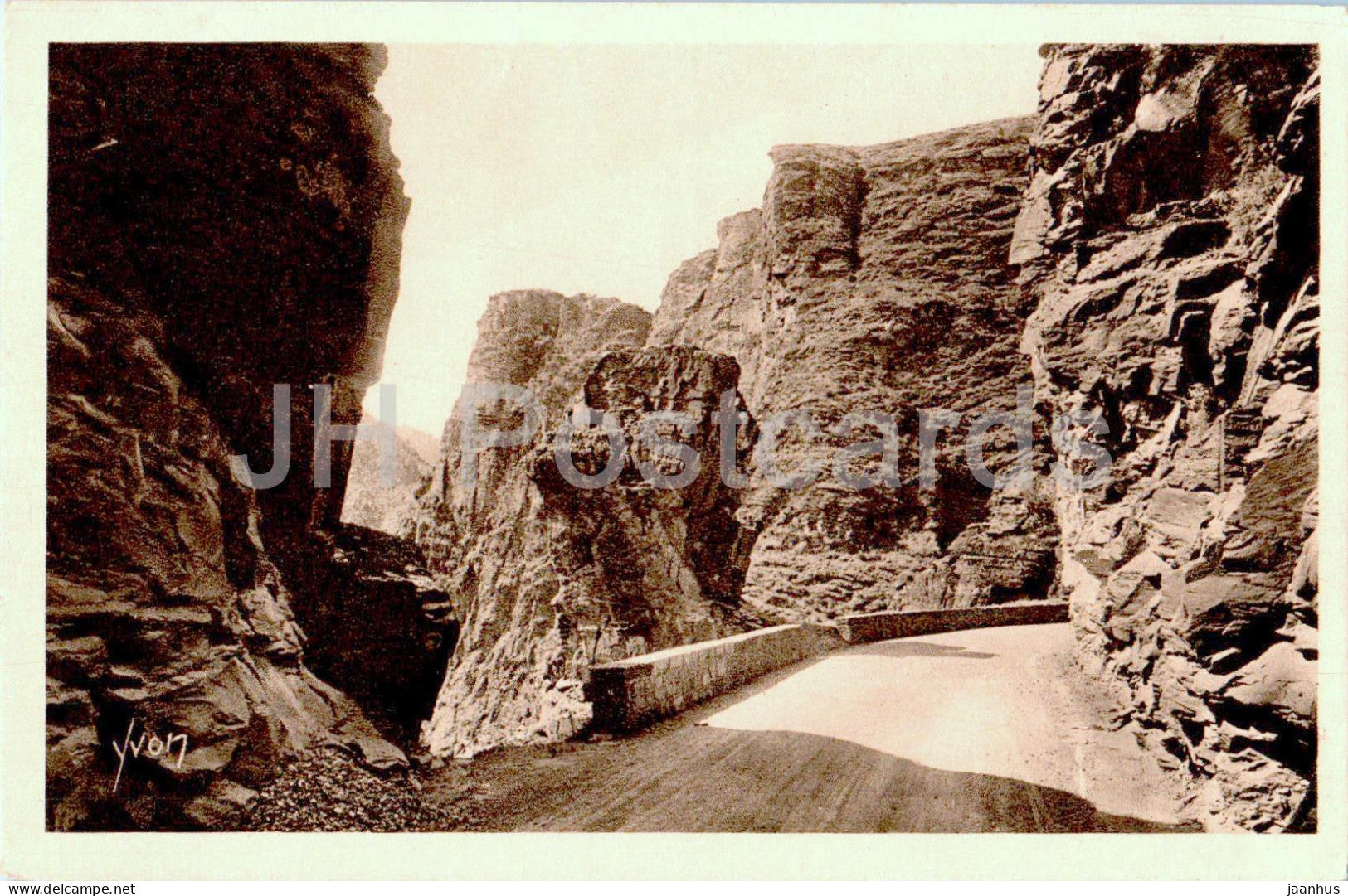 Gorges de Daluis - La Douce France - 2 - old postcard - France - unused - JH Postcards