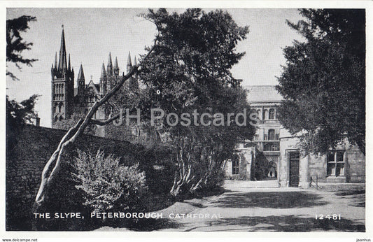 The Slype - Peterborough Cathedral - 12481 - old postcard - England - United Kingdom - unused - JH Postcards