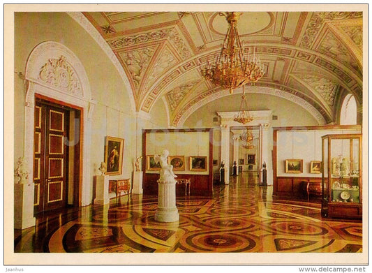 Room of 18th Century French Art - Hermitage Interiors - St. Petersburg - Leningrad - 1982 - Russia USSR - unused - JH Postcards