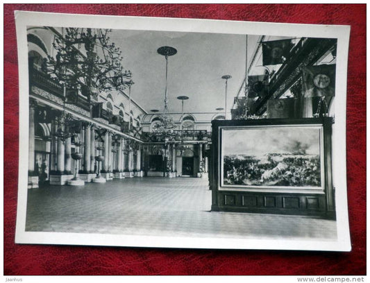 Leningrad - St. Petersburg - Hermitage museum - Knights' hall - 1952 - Russia - USSR - unused - JH Postcards