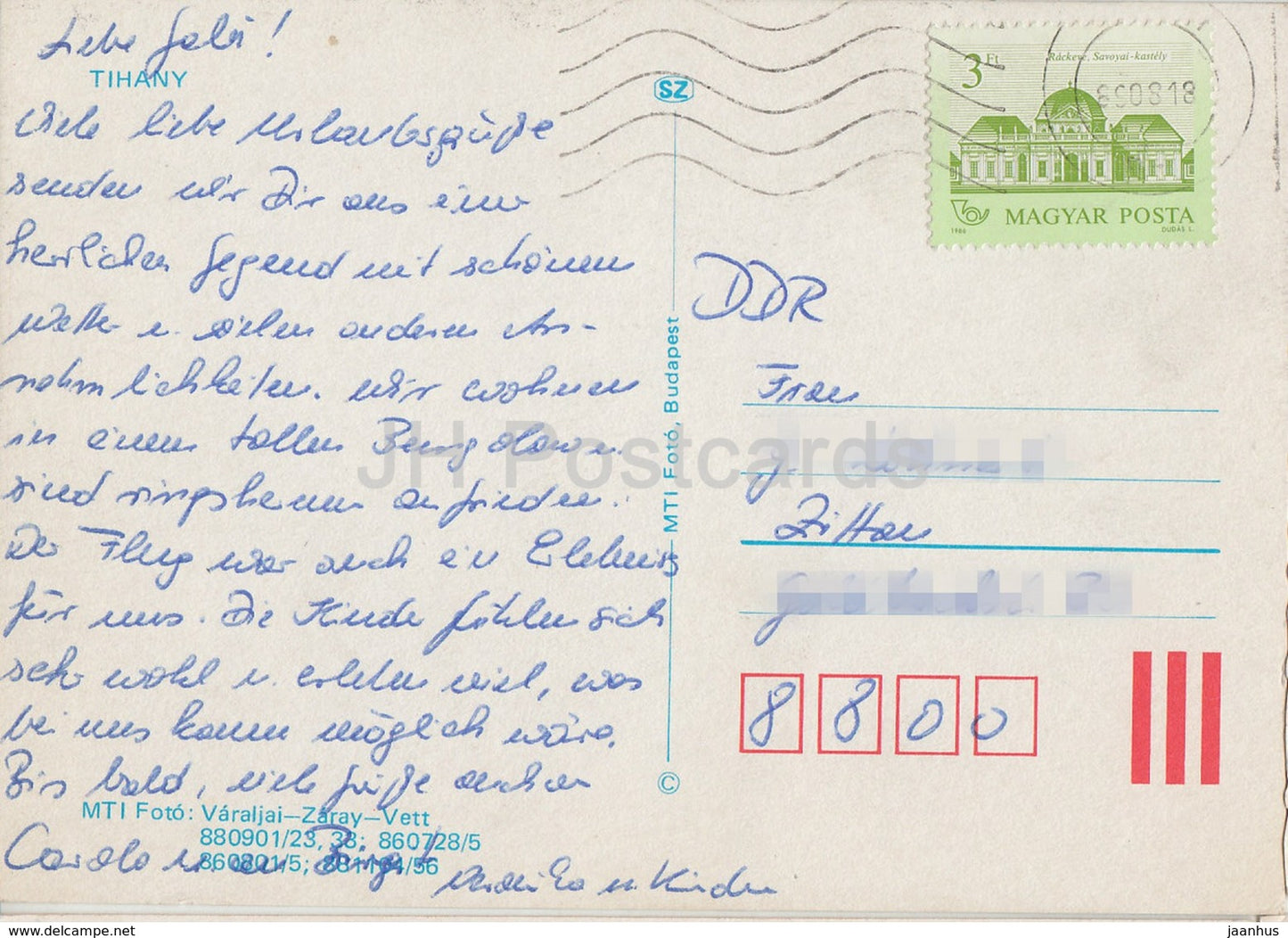 Tihany - piscine - vues - multiview - 1989 - Hongrie - occasion