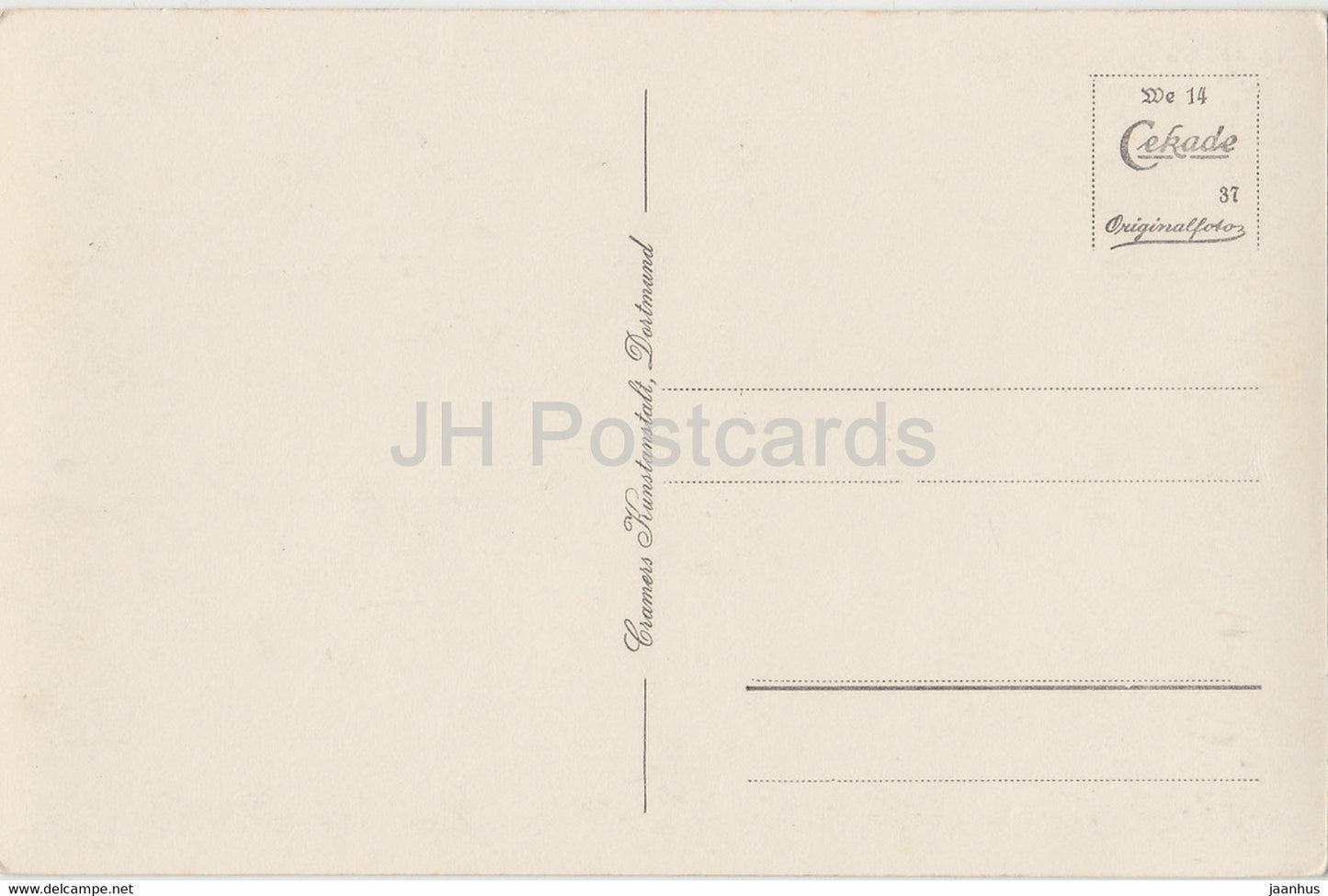 Wernigerode Harz - Blick von der Schlossterrasse - old postcard - Germany - unused