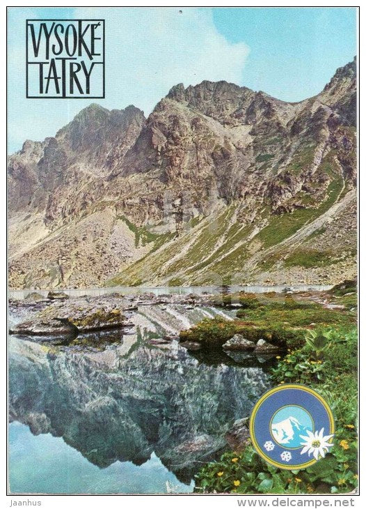Mengusovska dolina - valley - Velka Hinsovho - Vysoke Tatry - High Tatras - Czechoslovakia - Slovakia - used 1979 - JH Postcards