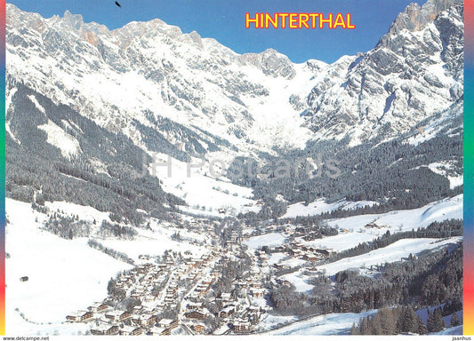 Hinterthal 1016 m - Maria Alm - ski resort - 1999 - Austria - used - JH Postcards